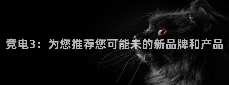 完美电竞平台官网：竞电3：为您推荐您可能未的新品牌和产品