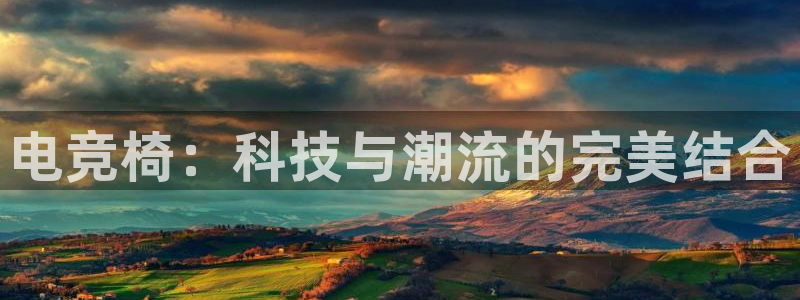 完美电竞|官网：电竞椅：科技与潮流的完美结合